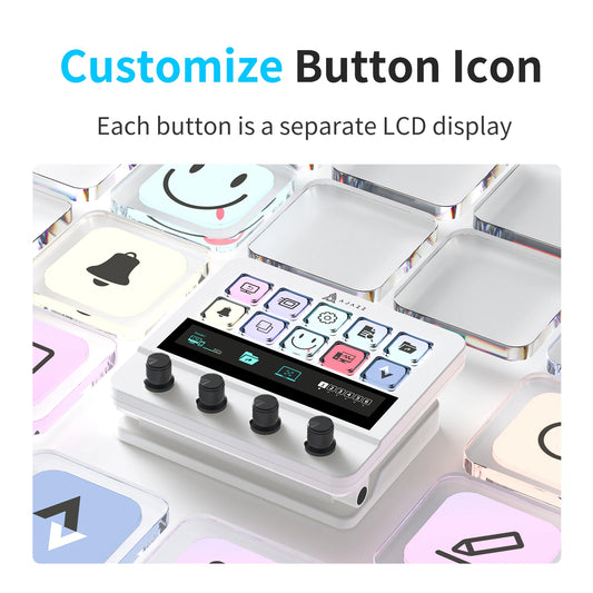 Ajazz AKP05E Mechanical StreamDock Controller