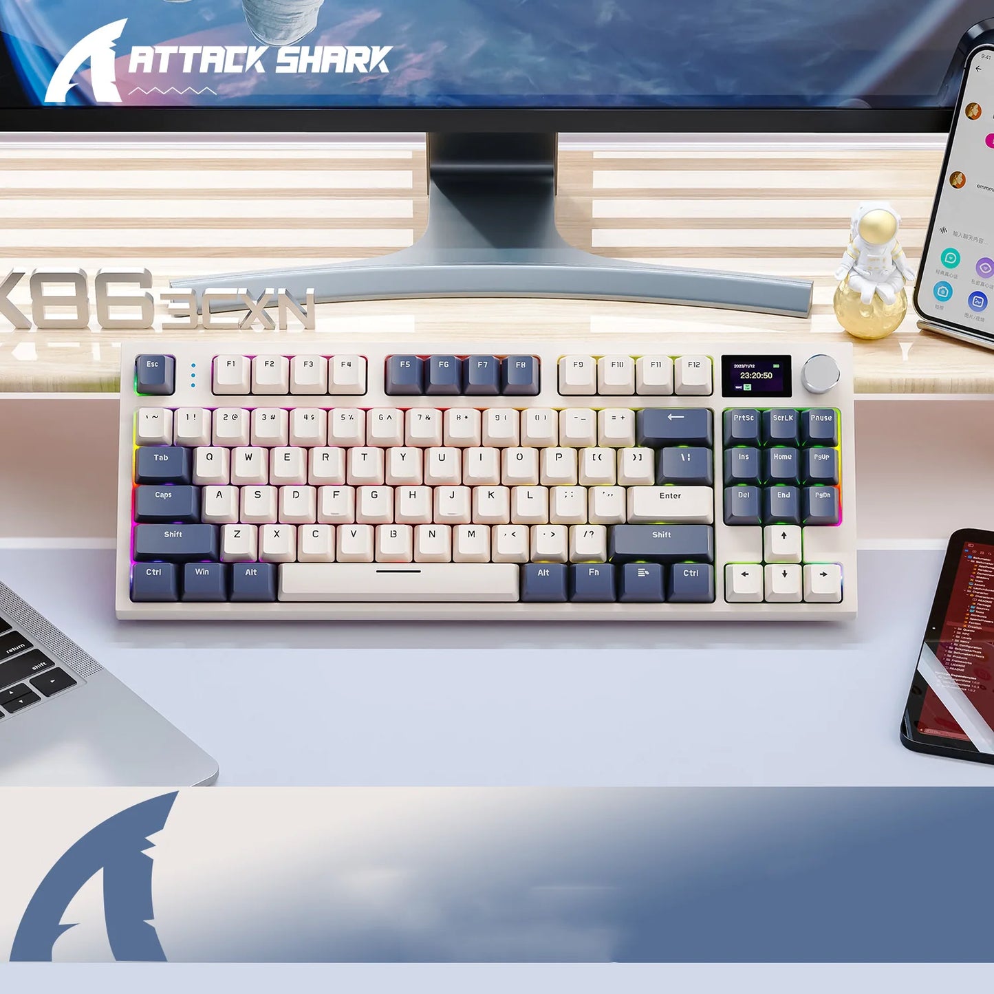 ATTACK SHARK K86 Wireless Mechanical Keyboard