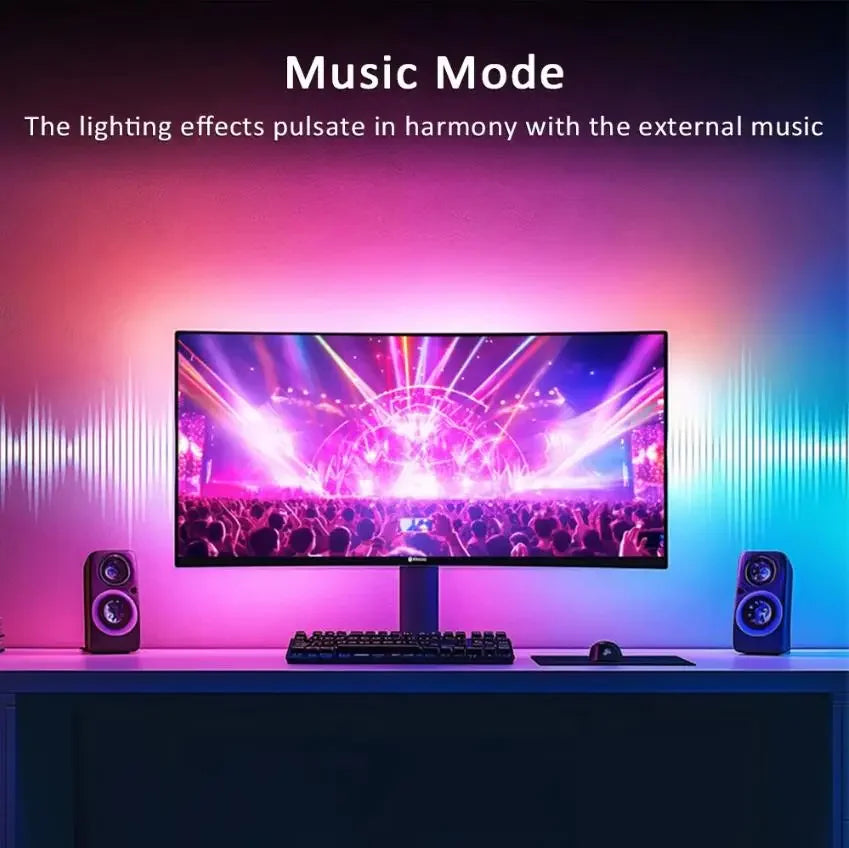 Computer Screen Light Strip Monitor