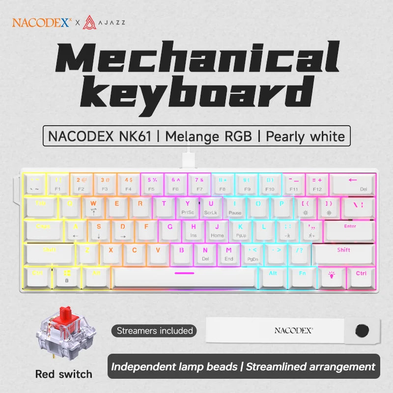 AJAZZ NK61 Mechanical Keyboard 60%