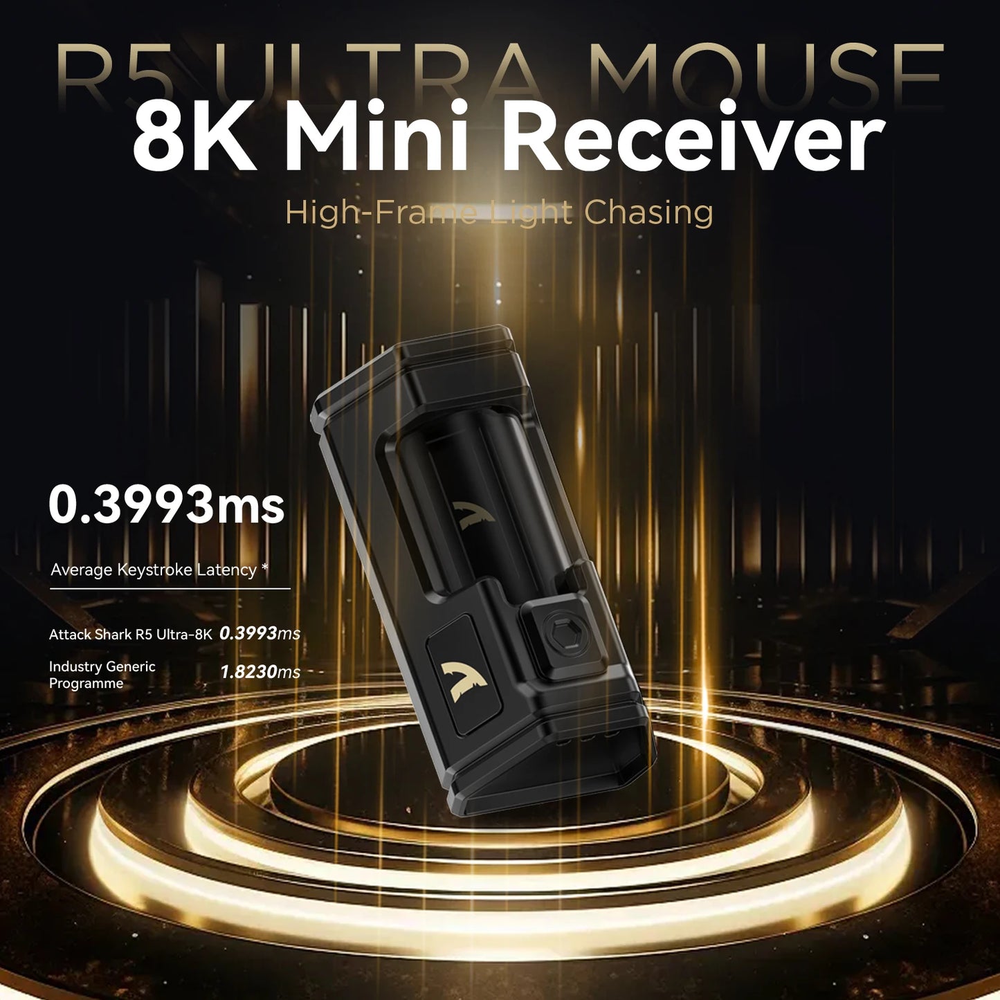 ATTACK SHARK R5 Ultra Carbon Fiber 8000Hz