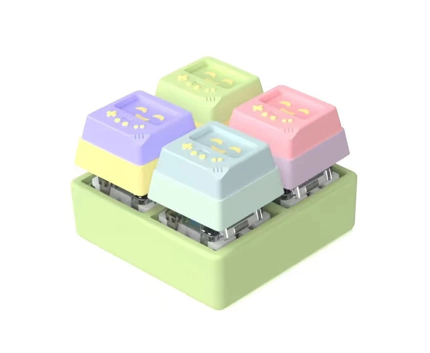 Keyboard Keychain Finger Button Anti-stress Toys Mechanical Keyboard