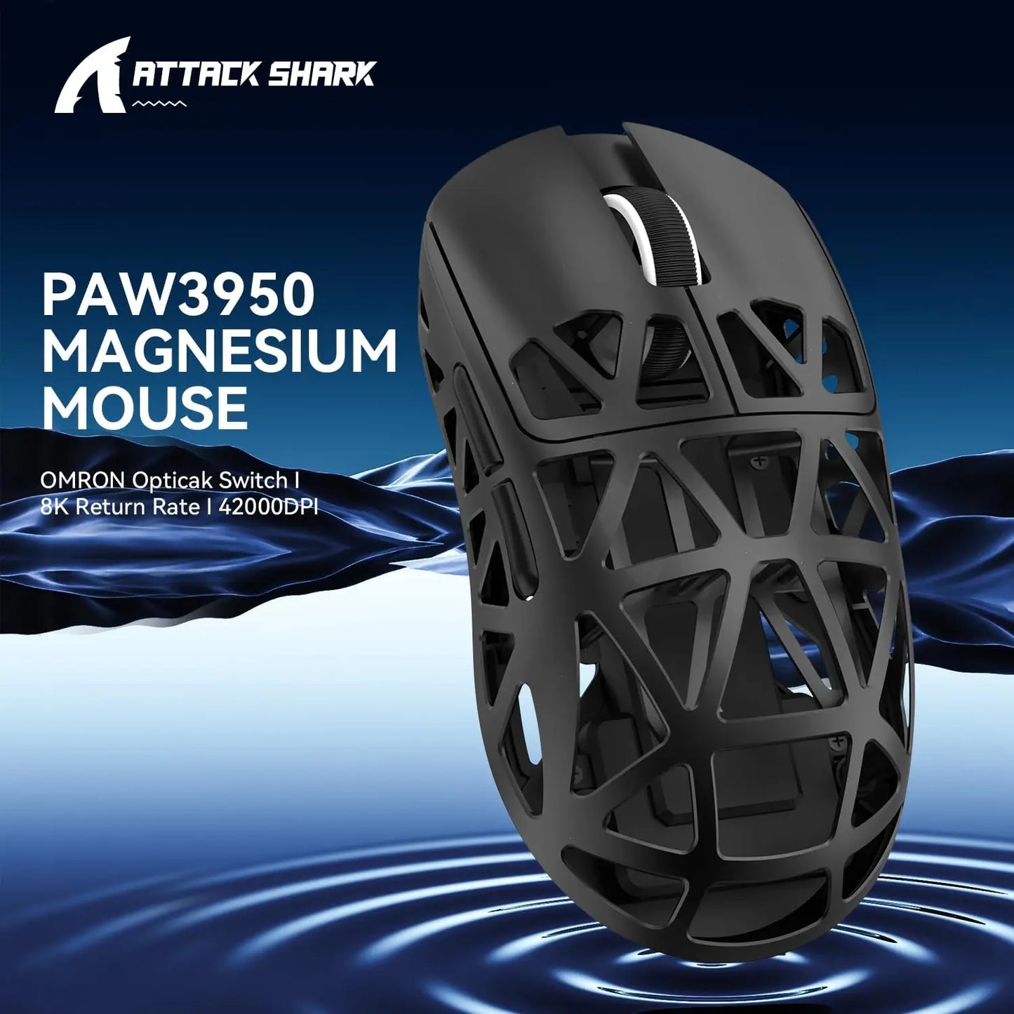ATTACK SHARK R2 Magnesium Alloy Gaming Mouse
