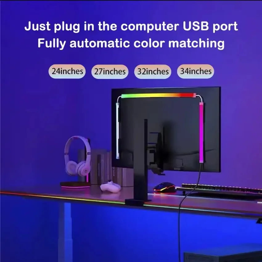 Computer Screen Light Strip Monitor