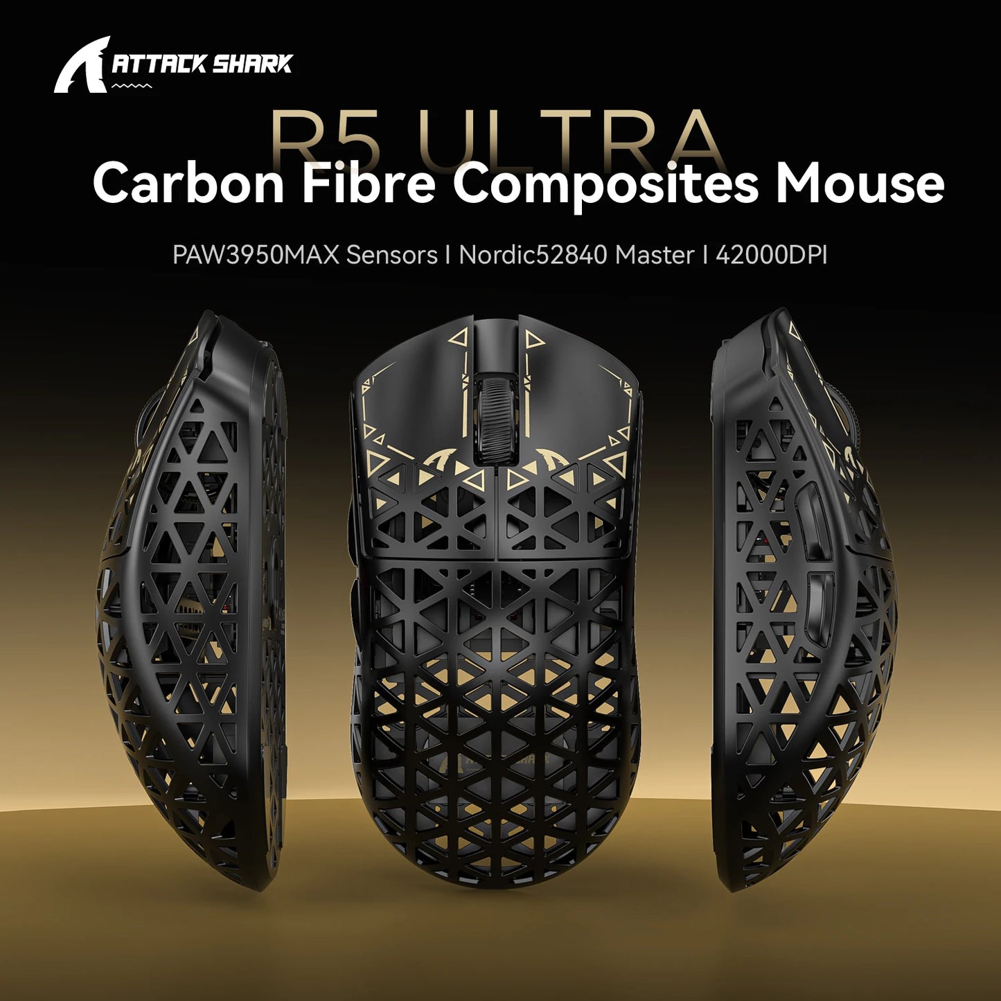 ATTACK SHARK R5 Ultra Carbon Fiber 8000Hz