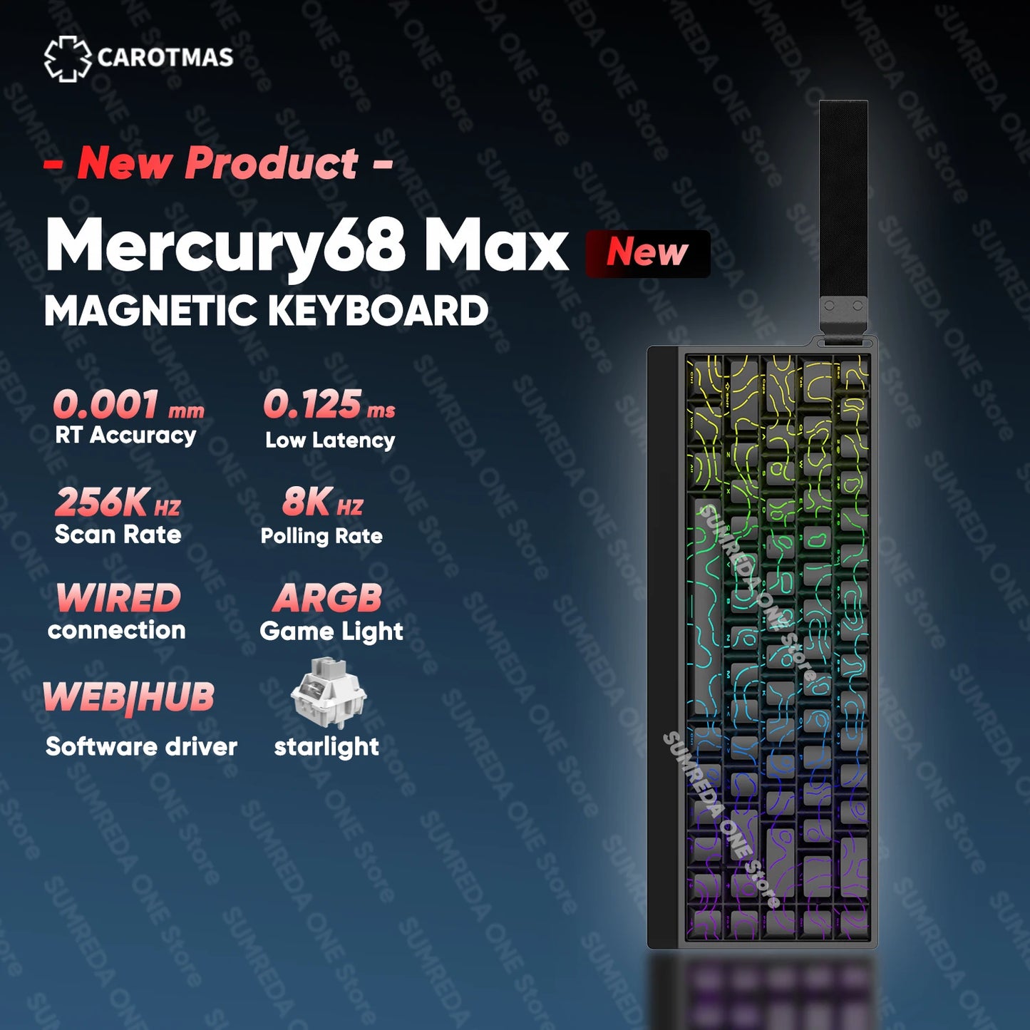 IROK Carotmas Mercury68 Max yboard