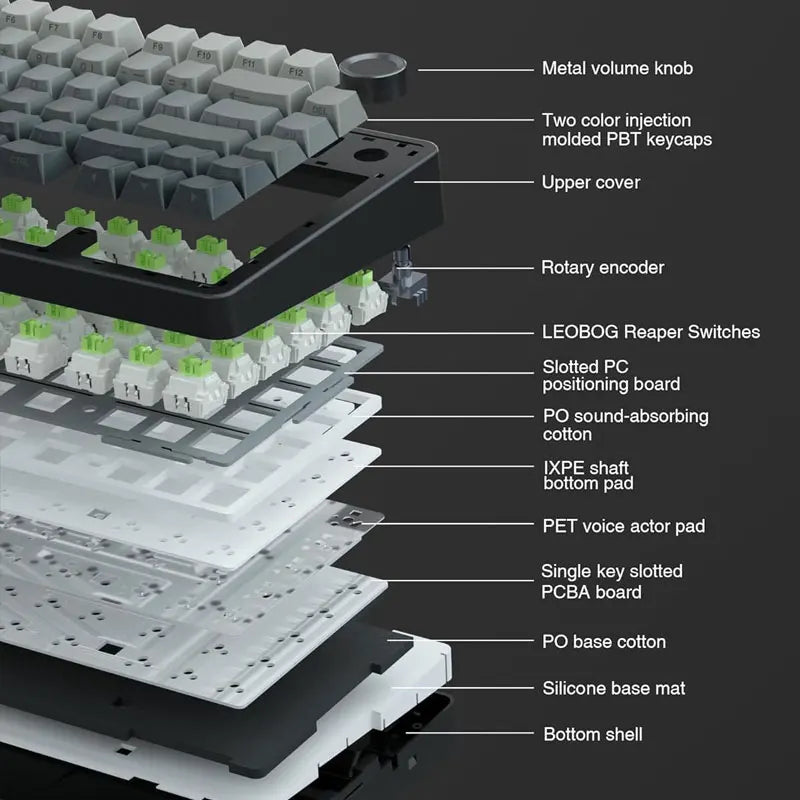 AULA F75 Mechanical Keyboard 75%