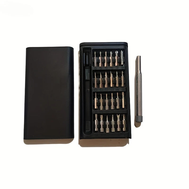25 in 1 mini screwdriver set, flat head and cross shaped small screwdrivers