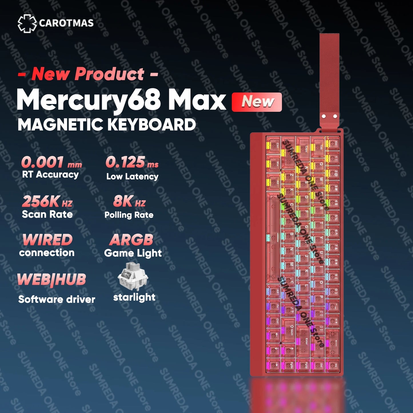 IROK Carotmas Mercury68 Max yboard