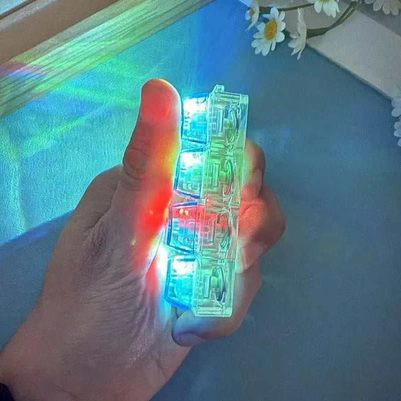 Keyboard Keychain Fidget Toys with light RGB