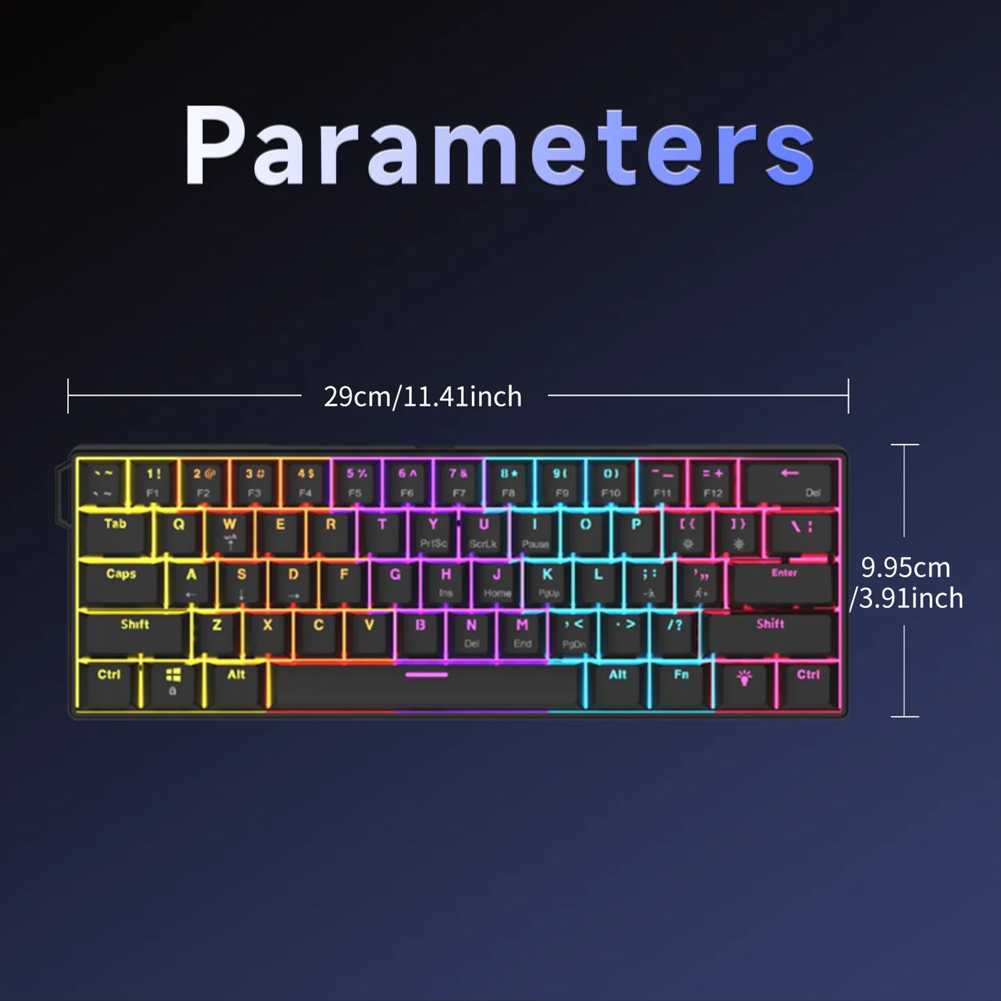 AJAZZ NK61 Mechanical Keyboard 60%