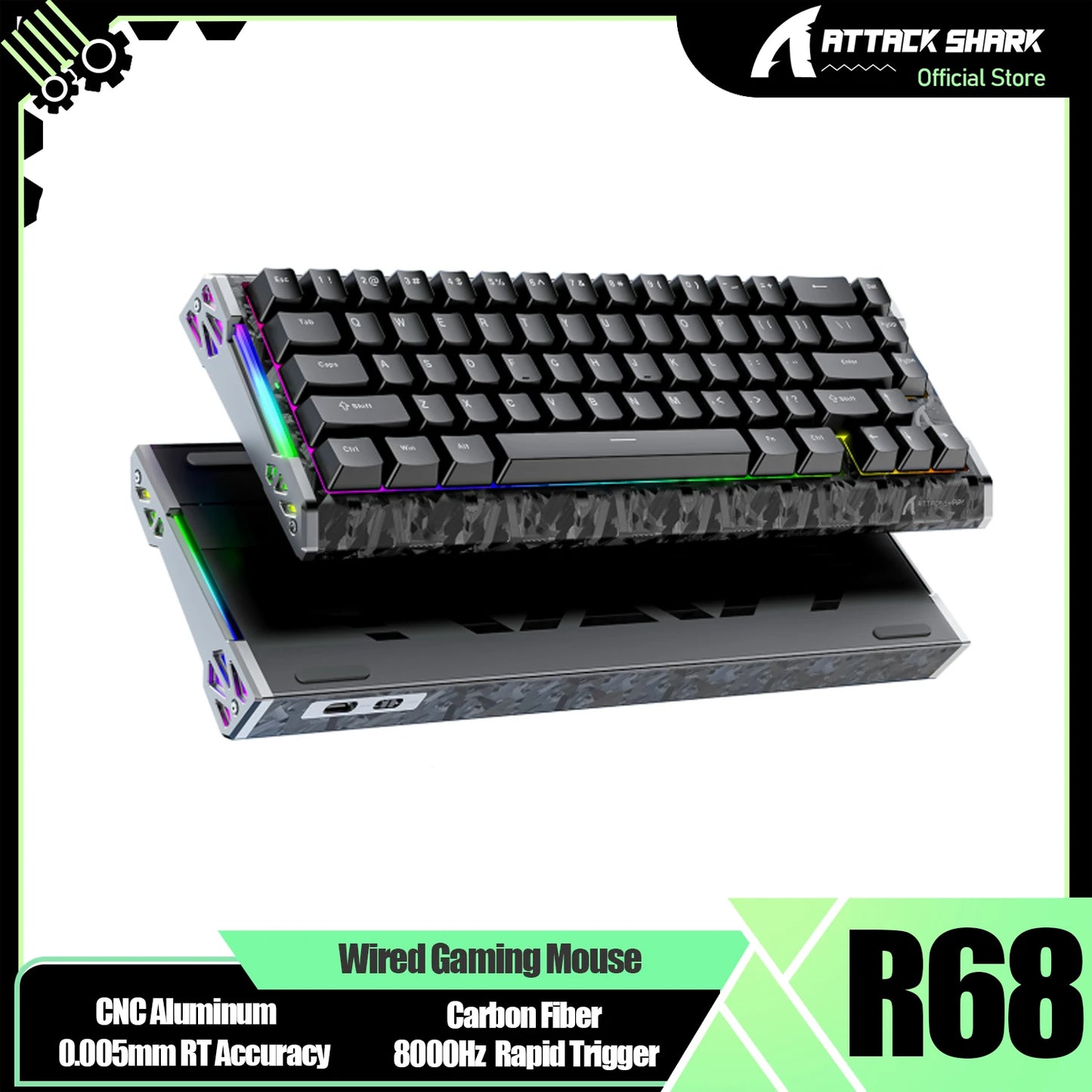 ATTACK SHARK R68 HE