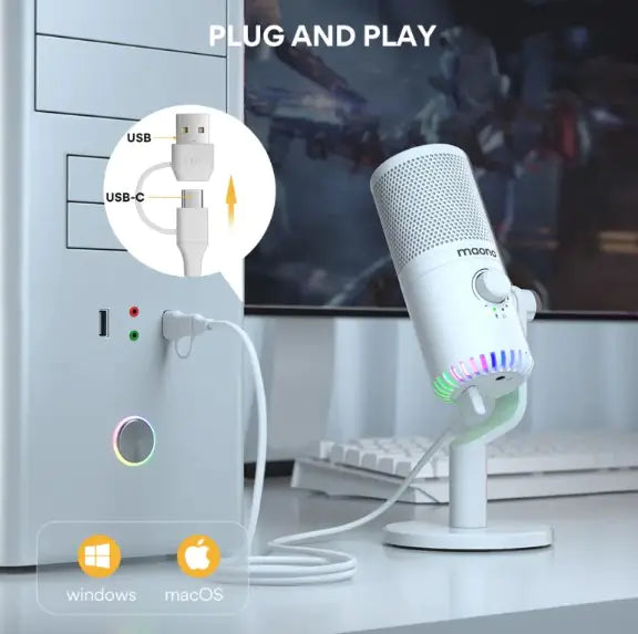 Maono DM30 Gaming Microphone for PC