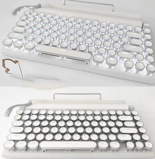 Retro Typewriter Keyboard, Mechanical Keyboards