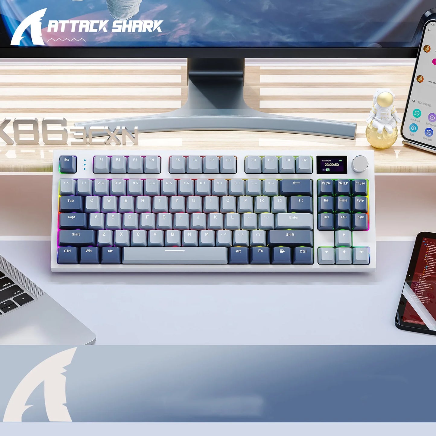 ATTACK SHARK K86 Wireless Mechanical Keyboard